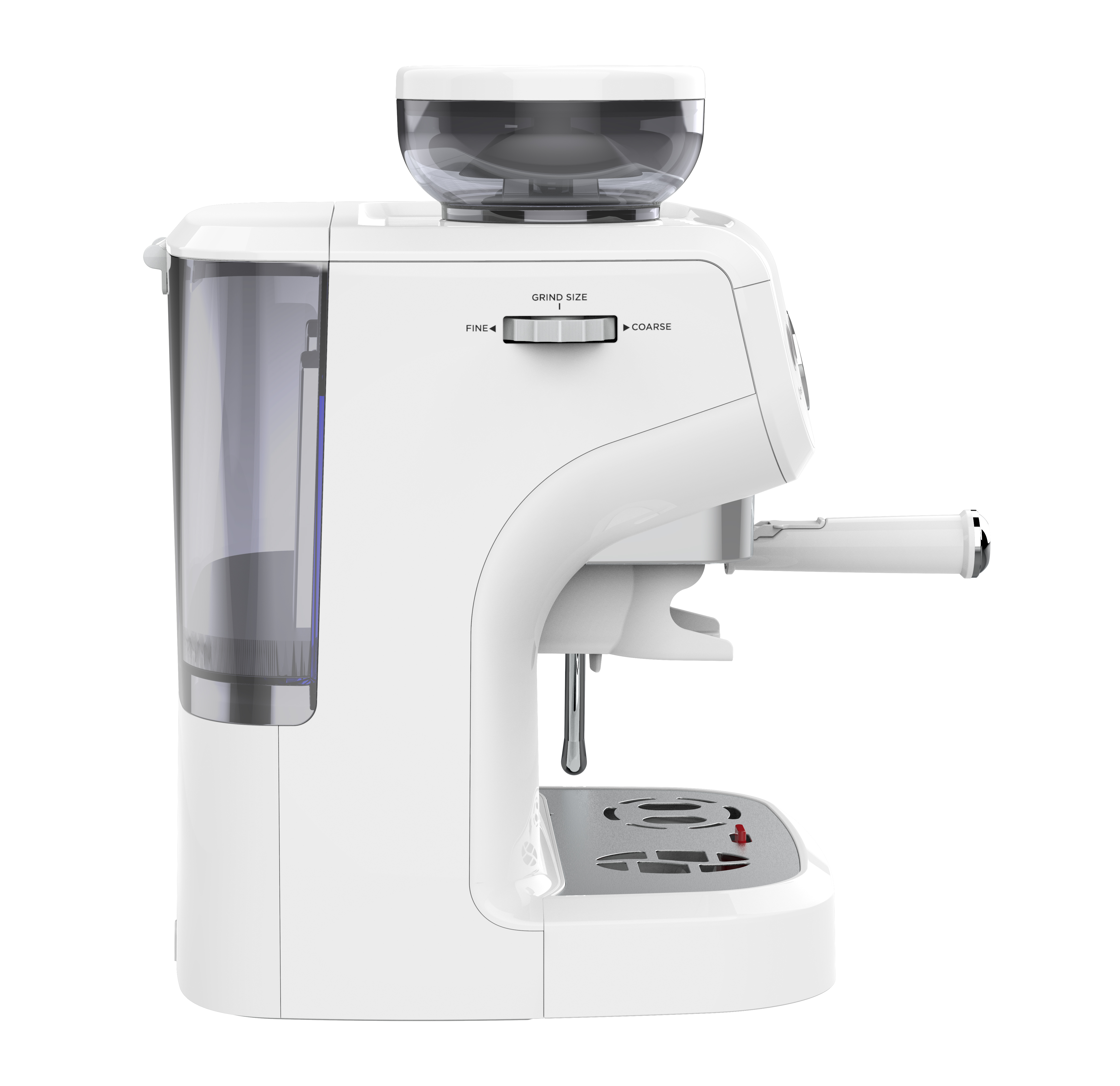 Semi-automatica faba Calicem Espresso Machina Coffee factorem Cum Grinder et vapor Wand